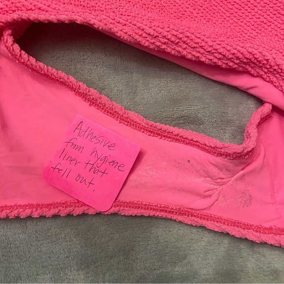 New! Good American always fits monokini hot neon pink nwot 24504 - Picture 5 of 7